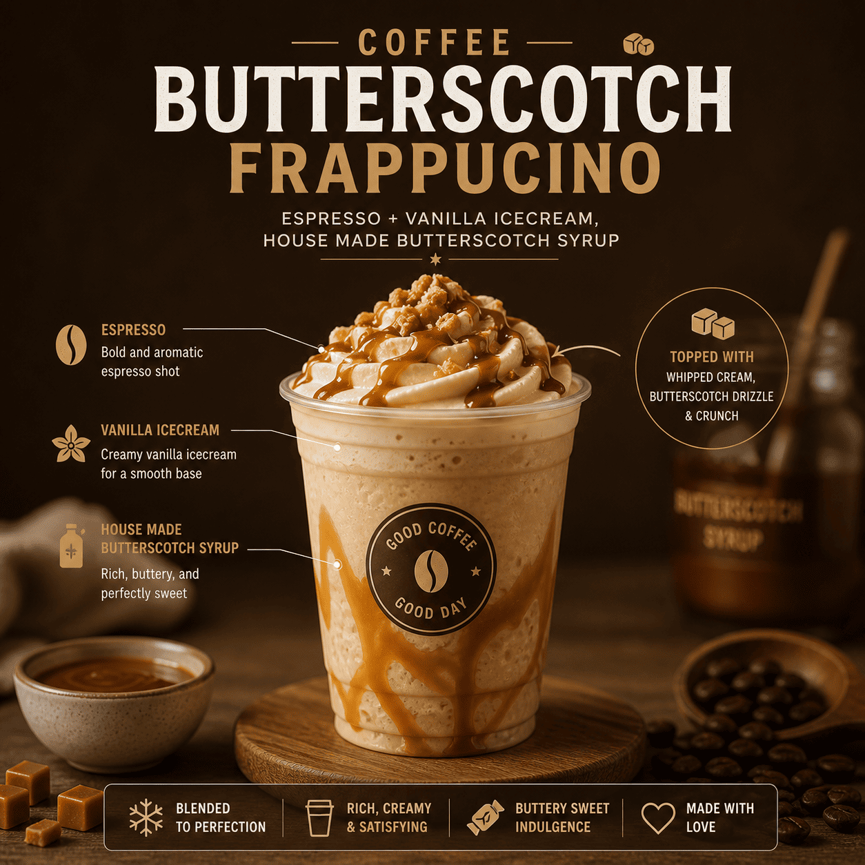 Coffee Butterscotch Frappucino Turning Point